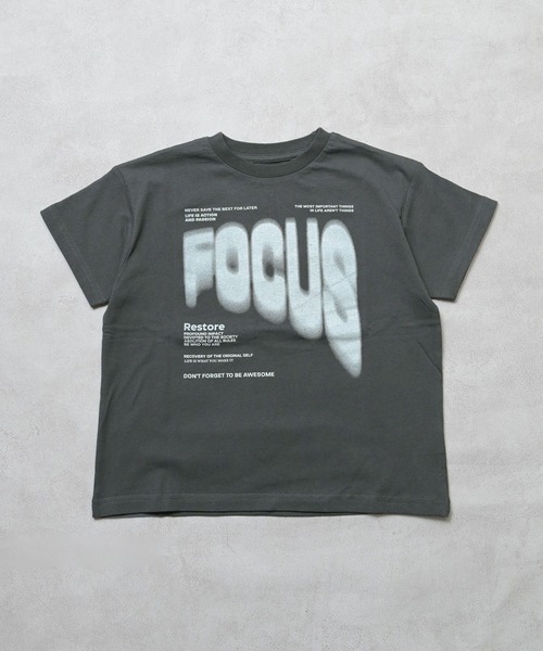 Life Support Products(ライフサポートプロダクツ)の「【プチプラ】プリント半袖T(Tシャツ/カットソー・キッズ・オフホワイト/オレンジ/パープル/ライム/チャコール/ライトピンク/ライトブルー/ブラック/ホワイト系その他/グリーン・110/100/95/90/80/150/140/130/120)」の14枚目の写真