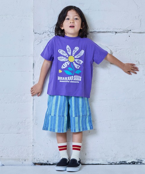 Life Support Products(ライフサポートプロダクツ)の「【プチプラ】プリント半袖T(Tシャツ/カットソー・キッズ・オフホワイト/オレンジ/パープル/ライム/チャコール/ライトピンク/ライトブルー/ブラック/ホワイト系その他/グリーン・110/100/95/90/80/150/140/130/120)」の21枚目の写真