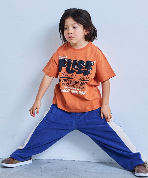 Life Support Products(ライフサポートプロダクツ)の「【プチプラ】プリント半袖T(Tシャツ/カットソー・キッズ・オフホワイト/オレンジ/パープル/ライム/チャコール/ライトピンク/ライトブルー/ブラック/ホワイト系その他/グリーン・110/100/95/90/80/150/140/130/120)」の20枚目の写真