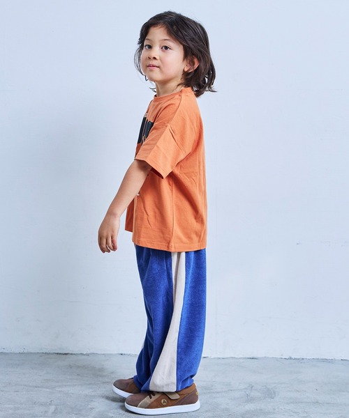 Life Support Products(ライフサポートプロダクツ)の「【プチプラ】プリント半袖T(Tシャツ/カットソー・キッズ・オフホワイト/オレンジ/パープル/ライム/チャコール/ライトピンク/ライトブルー/ブラック/ホワイト系その他/グリーン・110/100/95/90/80/150/140/130/120)」の21枚目の写真