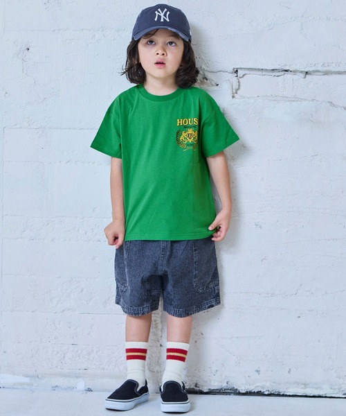 Life Support Products(ライフサポートプロダクツ)の「【プチプラ】プリント半袖T(Tシャツ/カットソー・キッズ・オフホワイト/オレンジ/パープル/ライム/チャコール/ライトピンク/ライトブルー/ブラック/ホワイト系その他/グリーン・110/100/95/90/80/150/140/130/120)」の20枚目の写真