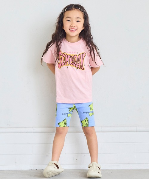 Life Support Products(ライフサポートプロダクツ)の「【プチプラ】プリント半袖T(Tシャツ/カットソー・キッズ・オフホワイト/オレンジ/パープル/ライム/チャコール/ライトピンク/ライトブルー/ブラック/ホワイト系その他/グリーン・110/100/95/90/80/150/140/130/120)」の18枚目の写真