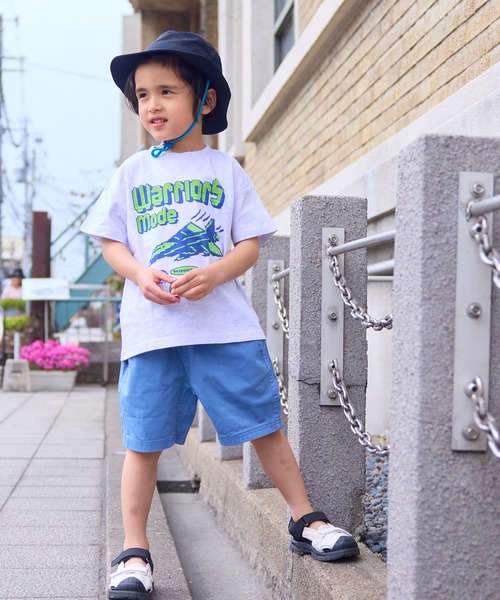 Life Support Products(ライフサポートプロダクツ)の「【プチプラ】プリント半袖T(Tシャツ/カットソー・キッズ・オフホワイト/オレンジ/パープル/ライム/チャコール/ライトピンク/ライトブルー/ブラック/ホワイト系その他/グリーン・110/100/95/90/80/150/140/130/120)」の13枚目の写真