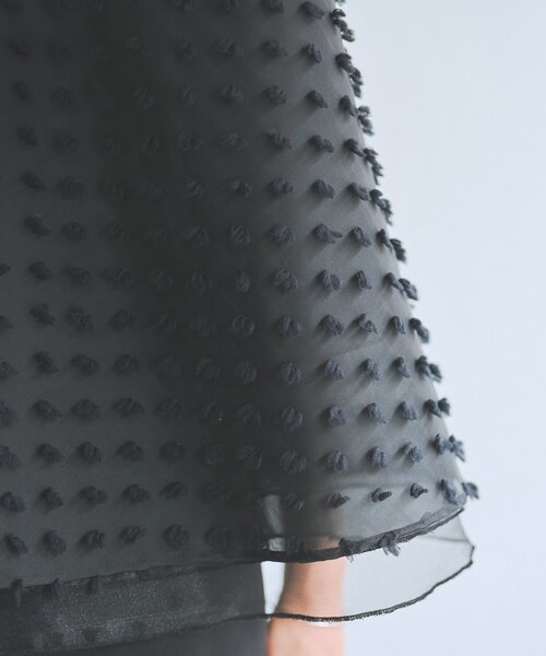 LIVETART（リヴェタート）の「《LIVETART》ふわふわジャガードブラウス（シャツ/ブラウス・レディース・ブラック・FREE）」の13枚目の写真