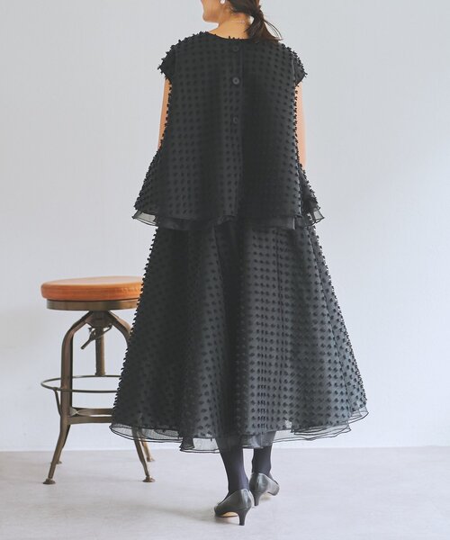 LIVETART（リヴェタート）の「《LIVETART》ふわふわジャガードブラウス（シャツ/ブラウス・レディース・ブラック・FREE）」の17枚目の写真