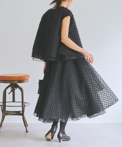 LIVETART（リヴェタート）の「《LIVETART》ふわふわジャガードブラウス（シャツ/ブラウス・レディース・ブラック・FREE）」の18枚目の写真