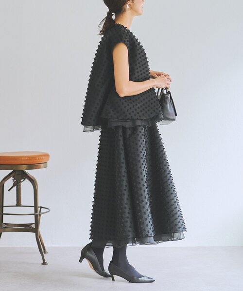 LIVETART（リヴェタート）の「《LIVETART》ふわふわジャガードブラウス（シャツ/ブラウス・レディース・ブラック・FREE）」の19枚目の写真