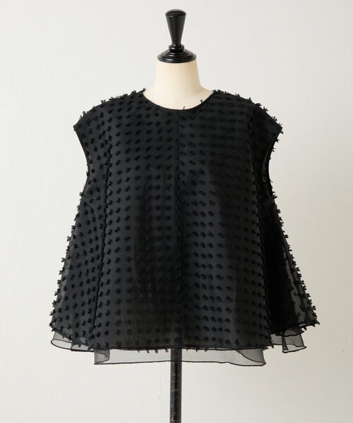LIVETART（リヴェタート）の「《LIVETART》ふわふわジャガードブラウス（シャツ/ブラウス・レディース・ブラック・FREE）」の22枚目の写真