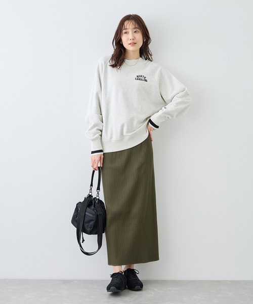 ROPE' PICNIC(ロペピクニック)の「レイヤード風シアーロングスリーブTシャツ(Tシャツ/カットソー・レディース・ホワイト/ブラック系その他/サックスブルー/ベージュ系その他3/ライトグリーン・FREE)」の19枚目の写真