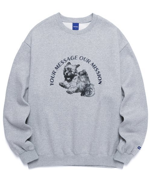 STAFF ONLY(スタッフオンリー)の「PUPPY STAMP SWEATSHIRTS (MELANGE GRAY)(スウェット・メンズ・その他・M)」の1枚目の写真