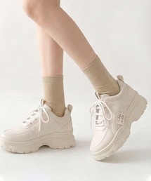 styiro（スタイロ）の「軽量 2.5cmUP ベーシックソールスニーカー オールシーズン 無地（スニーカー）」