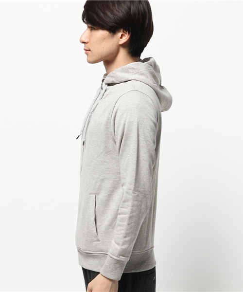 ikka（イッカ）の「TOP裏毛ZIPパーカー（パーカー・メンズ・ネイビー/ブルー/ライトグレー・X-LARGE/MEDIUM/LARGE/SMALL）」の9枚目の写真