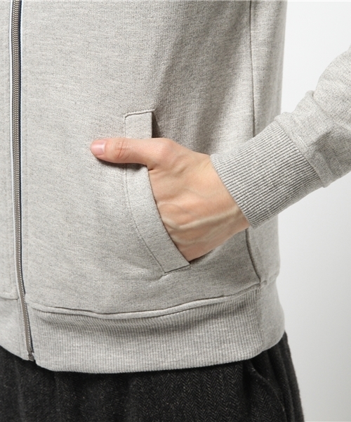 ikka（イッカ）の「TOP裏毛ZIPパーカー（パーカー・メンズ・ネイビー/ブルー/ライトグレー・X-LARGE/MEDIUM/LARGE/SMALL）」の6枚目の写真