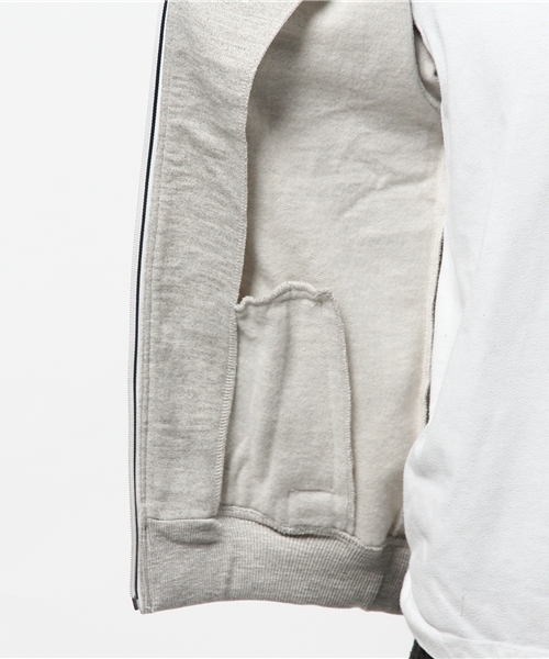 ikka（イッカ）の「TOP裏毛ZIPパーカー（パーカー・メンズ・ネイビー/ブルー/ライトグレー・X-LARGE/MEDIUM/LARGE/SMALL）」の7枚目の写真