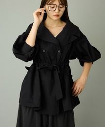 FLUMOR（フラマー）の「ボリュームハーフトレンチコート（トレンチコート）」