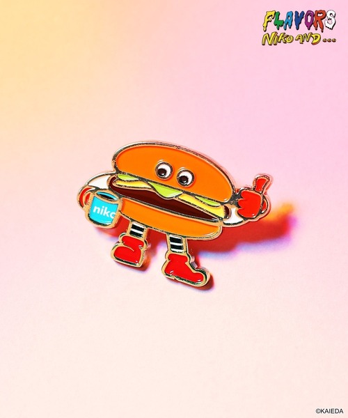 FLAVORS】コラボ ピンバッジ（その他小物）｜niko and（ニコアンド