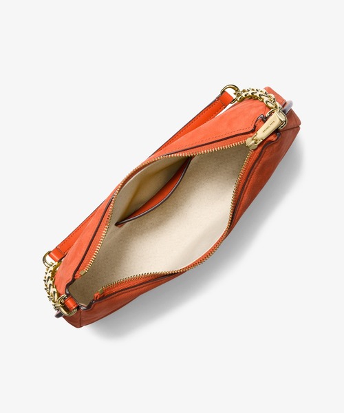 MICHAEL KORS(マイケルコース)の「NOLITA ヌバック チェーン ポシェット ショルダー ミディアム(ショルダーバッグ・レディース・オレンジ系・FREE)」の3枚目の写真