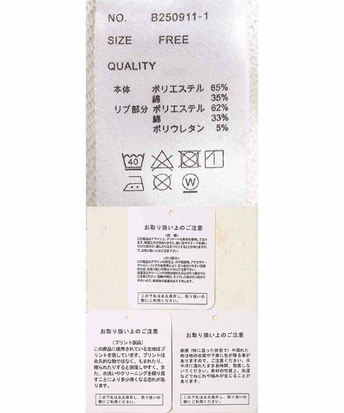 Bleu Bleuet(ブルーブルーエ)の「le petaleトラネコフラワー刺繍スウェット(スウェット・レディース・オフホワイト/グレー・FREE)」の7枚目の写真