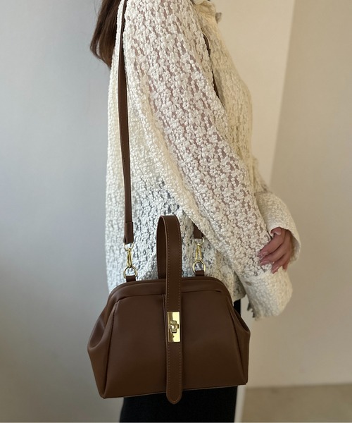 apres jour clair（アプレジュールクレア）の「【apres jour clair】2wayワンハンドルバッグ（ハンドバッグ・レディース・ブラウン系その他・FREE）」の2枚目の写真
