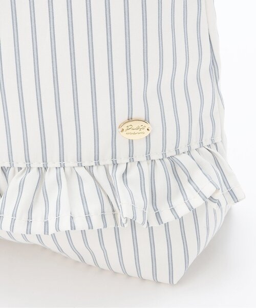 petit main（プティマイン）の「【通園・通学グッズ】お花レッスンバッグ（トートバッグ・キッズ・ライトグレー/サックスブルー・F）」の7枚目の写真