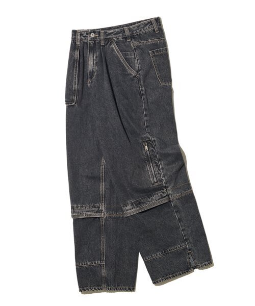 Big Unionの「ALL BLUSH ZIPPER PANTS / BLACK（デニムパンツ・レディース・その他・LARGE/MEDIUM/SMALL）」の2枚目の写真