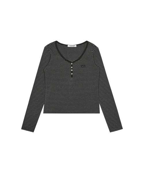LUVISTRUE(ラヴイズトゥルー)の「BASIC ILOVEU SLEEVE TEE(CHARCOAL)(Tシャツ/カットソー・レディース・その他・FREE)」の2枚目の写真