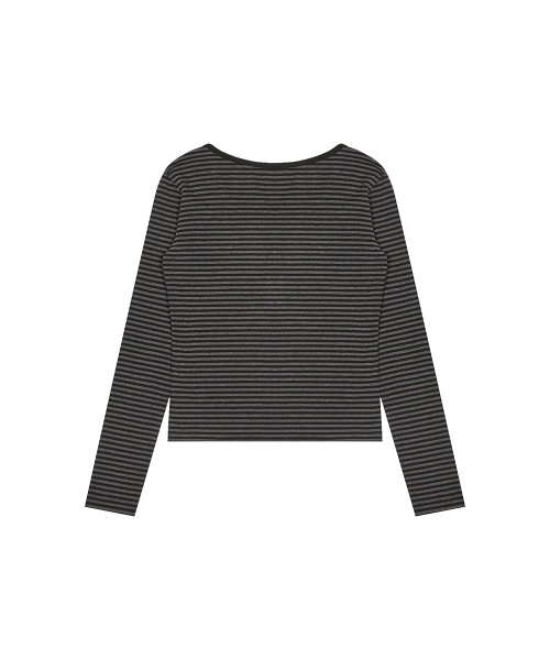 LUVISTRUE(ラヴイズトゥルー)の「BASIC ILOVEU SLEEVE TEE(CHARCOAL)(Tシャツ/カットソー・レディース・その他・FREE)」の3枚目の写真