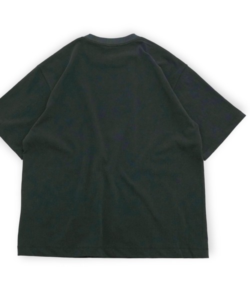 ATON(エイトン)の「【ATON】 AGING FRESCA PLATE | LOOSE FIT T-SHIRT(Tシャツ/カットソー・メンズ・チャコールグレー・4)」の2枚目の写真