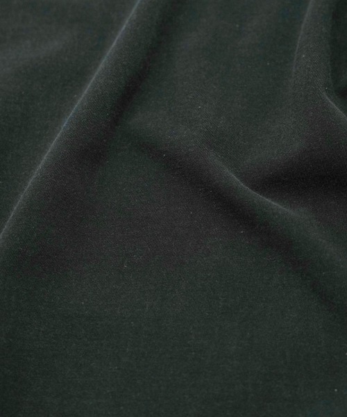 ATON(エイトン)の「【ATON】 AGING FRESCA PLATE | LOOSE FIT T-SHIRT(Tシャツ/カットソー・メンズ・チャコールグレー・4)」の3枚目の写真