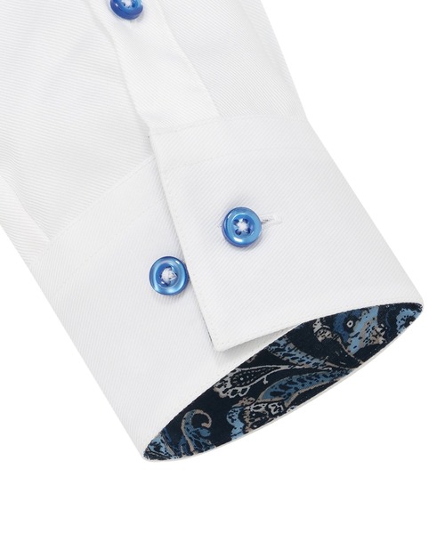 TOKYO SHIRTS（トウキョウシャツ）の「形態安定ノーアイロン スキッパー 長袖ビジネスワイシャツ（ビジネスシャツ・レディース・ホワイト・S/M/LL/XL）」の3枚目の写真