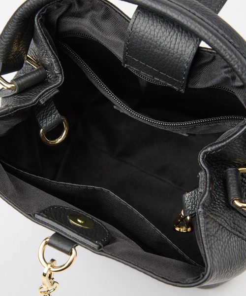 AULENTTI（オウレンティ）の「【AULENTTI】チャームショルダーBAG（ショルダーバッグ・レディース・ブラック/ブラウン・フリー）」の16枚目の写真