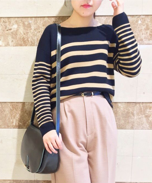 LOUNGEDRESS（ラウンジドレス）の「ラウンドレザーポッシェバッグ（ショルダーバッグ・レディース・グリーン/キャメル/アイボリー/ベージュ・ﾌﾘ-）」の15枚目の写真