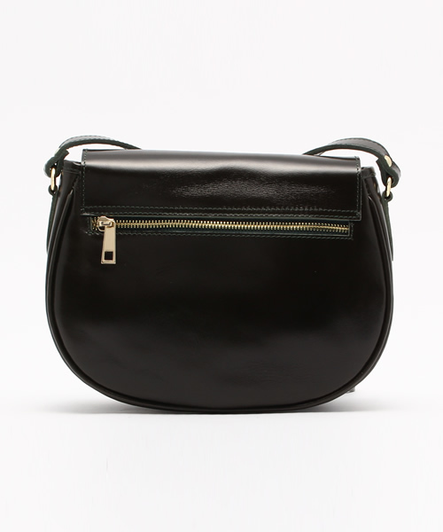 LOUNGEDRESS（ラウンジドレス）の「ラウンドレザーポッシェバッグ（ショルダーバッグ・レディース・グリーン/キャメル/アイボリー/ベージュ・ﾌﾘ-）」の6枚目の写真