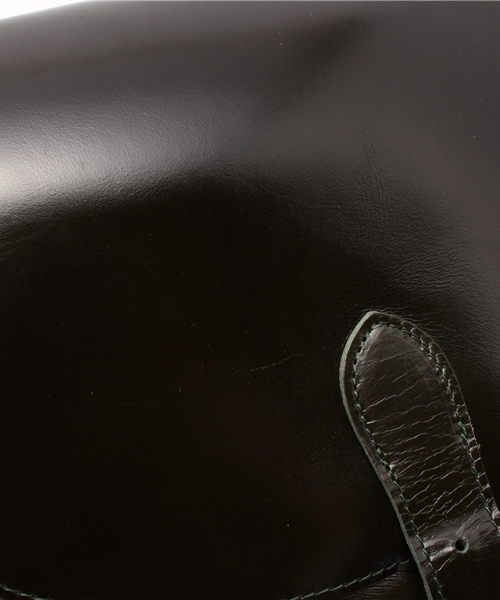 LOUNGEDRESS（ラウンジドレス）の「ラウンドレザーポッシェバッグ（ショルダーバッグ・レディース・グリーン/キャメル/アイボリー/ベージュ・ﾌﾘ-）」の13枚目の写真