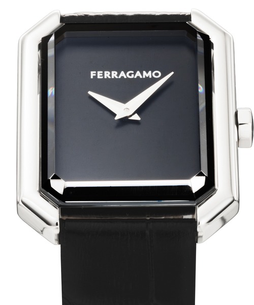FERRAGAMO(フェラガモ)の「Salvatore Ferragamo/サルヴァトーレ・フェラガモ CRYSTAL TANK 腕時計 FR-SFS800124 レディース(アナログ腕時計・レディース・ブラック・FREE)」の3枚目の写真