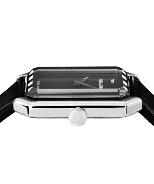 FERRAGAMO(フェラガモ)の「Salvatore Ferragamo/サルヴァトーレ・フェラガモ CRYSTAL TANK 腕時計 FR-SFS800124 レディース(アナログ腕時計・レディース・ブラック・FREE)」の4枚目の写真