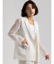 ノーカラージャケット（レース）ファッション通販 - ZOZOTOWN