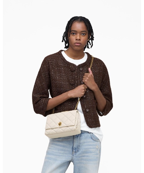 QUILTED LEATHER DUAL CHAIN SHOULDER BAG/ザ キルテッド スリム