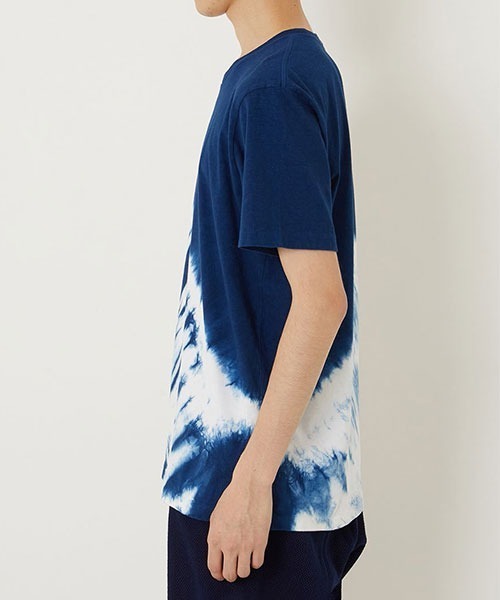 BLUE BLUE JAPAN(ブルーブルージャパン)の「ホンアイ マルマキシボリTシャツ(Tシャツ/カットソー・メンズ・インディゴブルー・XL/L/S/M)」の3枚目の写真