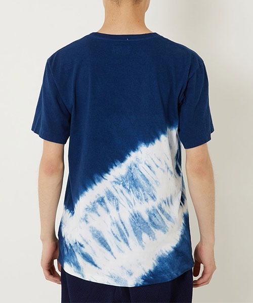 BLUE BLUE JAPAN(ブルーブルージャパン)の「ホンアイ マルマキシボリTシャツ(Tシャツ/カットソー・メンズ・インディゴブルー・XL/L/S/M)」の4枚目の写真