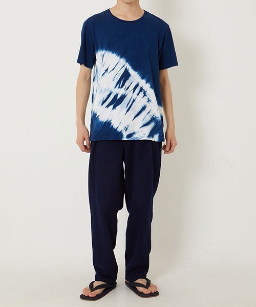 BLUE BLUE JAPAN(ブルーブルージャパン)の「ホンアイ マルマキシボリTシャツ(Tシャツ/カットソー・メンズ・インディゴブルー・XL/L/S/M)」の8枚目の写真