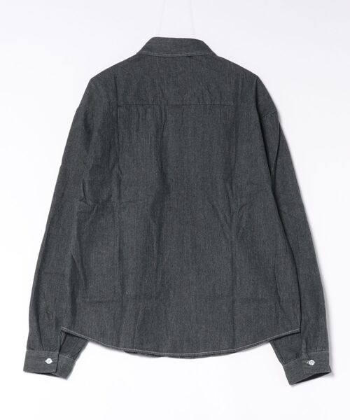 NEW GENTLEMAN(ニュージェントルマン)の「パサデナデニム オーバーサイズシャツ(シャツ/ブラウス・メンズ・ブラック/ブルー・M/L)」の19枚目の写真