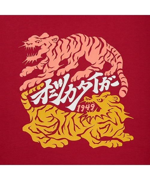 Onitsuka Tiger(オニツカタイガー)の「GRAPHIC TEE / グラフィックティー(Tシャツ/カットソー・レディース・バーガンディー・L/M/S/XS/XL)」の3枚目の写真