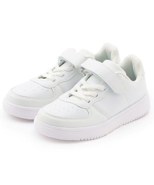 b・ROOM（ビールーム）の「【通園通学】【超軽量】面テープスニーカー（スニーカー・キッズ・カラフル/ブラック/オフホワイト・S/M/LL/SS/L）」の4枚目の写真