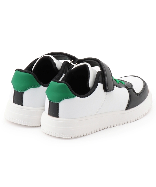 b・ROOM（ビールーム）の「【通園通学】【超軽量】面テープスニーカー（スニーカー・キッズ・カラフル/ブラック/オフホワイト・S/M/LL/SS/L）」の7枚目の写真