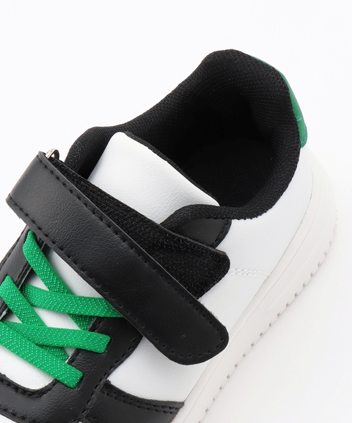 b・ROOM（ビールーム）の「【通園通学】【超軽量】面テープスニーカー（スニーカー・キッズ・カラフル/ブラック/オフホワイト・S/M/LL/SS/L）」の8枚目の写真