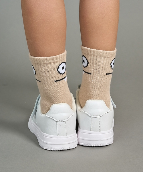 b・ROOM（ビールーム）の「【通園通学】【超軽量】面テープスニーカー（スニーカー・キッズ・カラフル/ブラック/オフホワイト・S/M/LL/SS/L）」の9枚目の写真