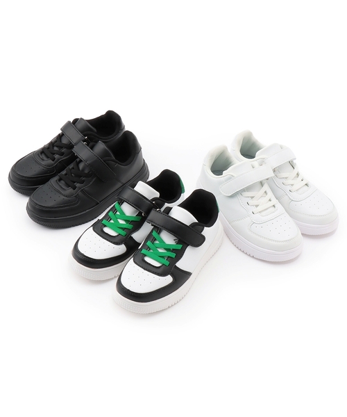 b・ROOM（ビールーム）の「【通園通学】【超軽量】面テープスニーカー（スニーカー・キッズ・カラフル/ブラック/オフホワイト・S/M/LL/SS/L）」の16枚目の写真