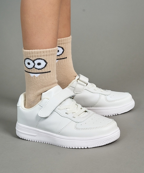 b・ROOM（ビールーム）の「【通園通学】【超軽量】面テープスニーカー（スニーカー・キッズ・カラフル/ブラック/オフホワイト・S/M/LL/SS/L）」の18枚目の写真