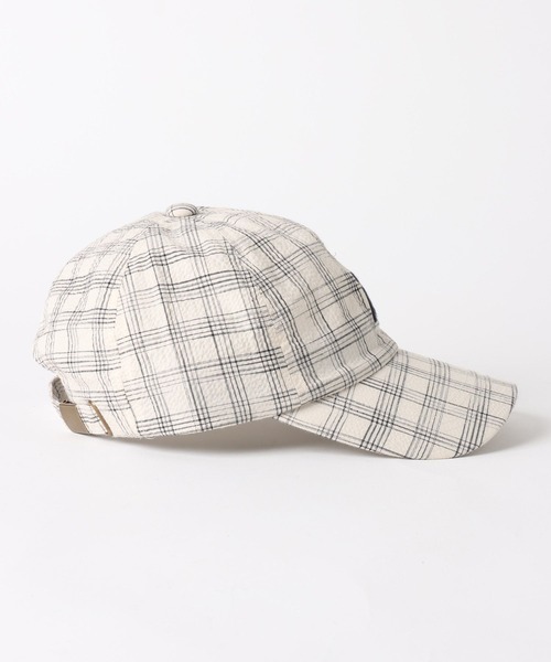 ALAND(エーランド)の「【UNISEX】ALAND/Aロゴアソート柄CAP(キャップ・レディース・ホワイト/ネイビー/チャコールグレー/ベージュ・ONE SIZE)」の15枚目の写真